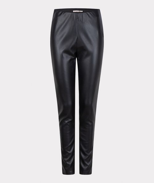 Tregging elastic waist PU