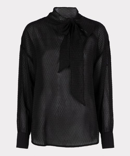 Blouse neck bow