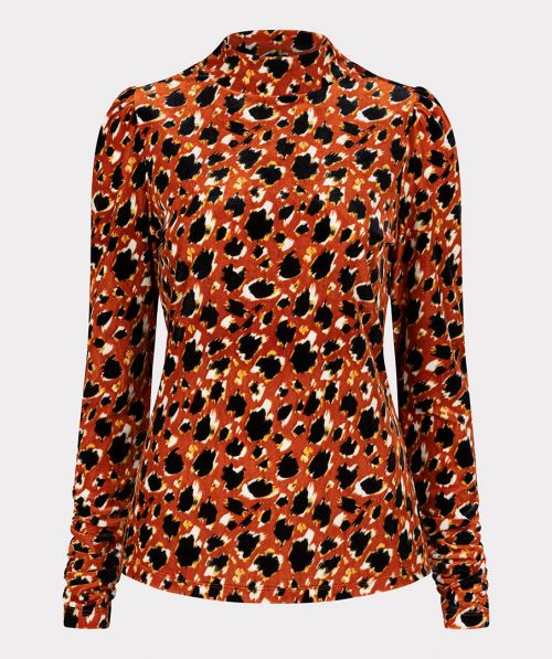 Top velours Leopard Skins
