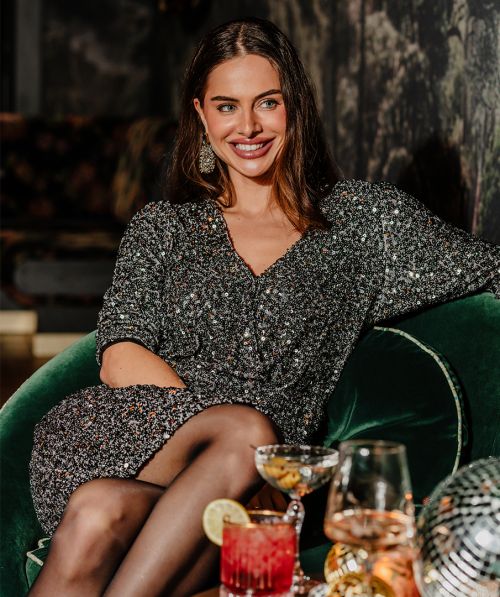 EsQualo Dress sequins