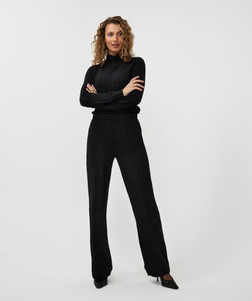 EsQualo Trousers jacquard SJ
