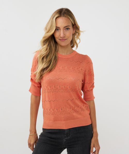 EsQualo Sweater s/slve lurex