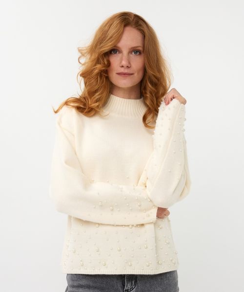 EsQualo Sweater pearls