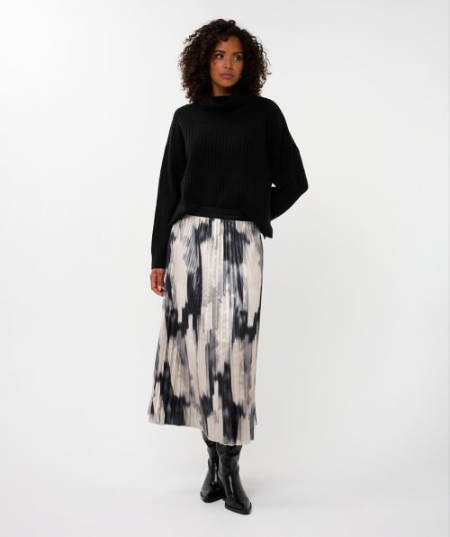 EsQualo Skirt plisse Fade