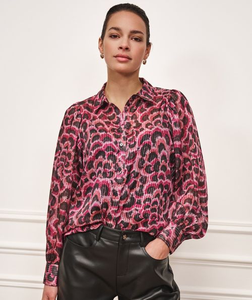 EsQualo Blouse basic Feather Flow