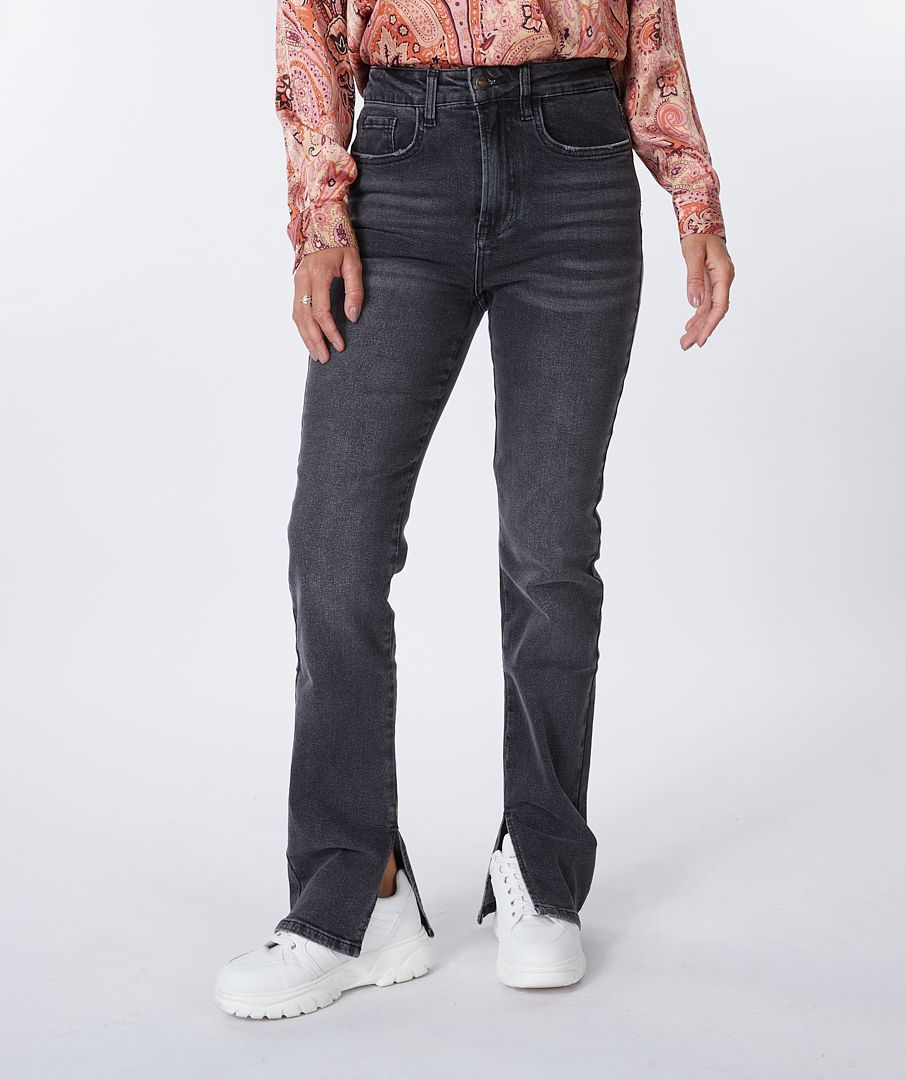 Trousers jeans flared split