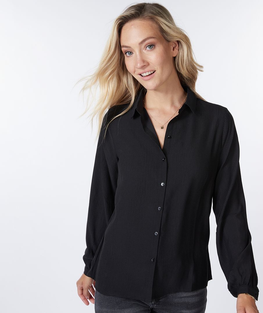 Blouse basic structured fabric