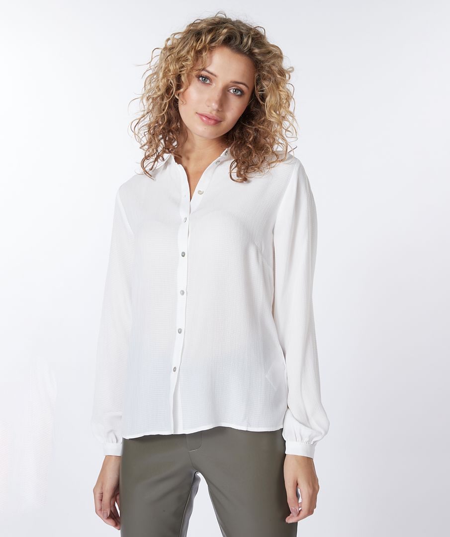 Blouse basic structured fabric