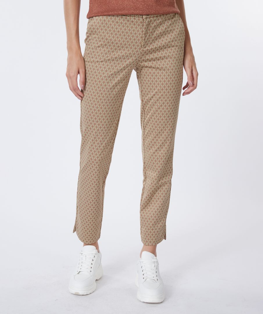 Trousers knitted diamond