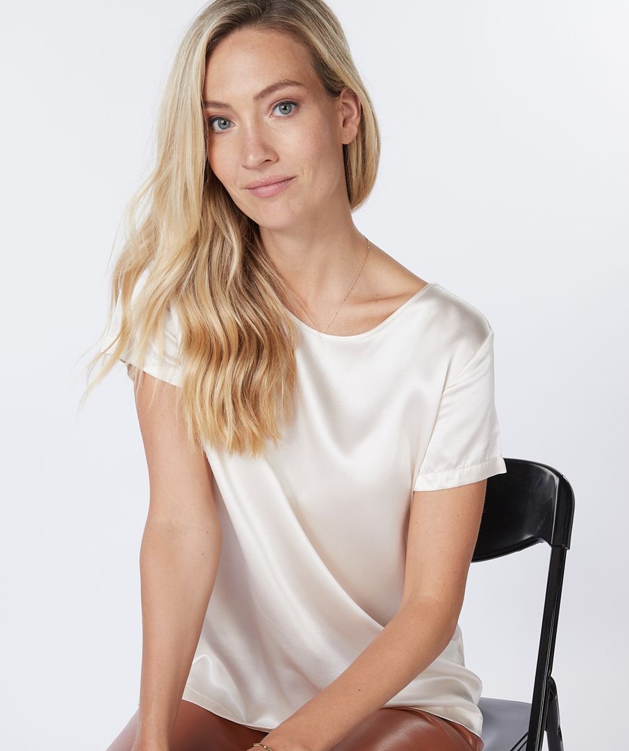 T-shirt silk