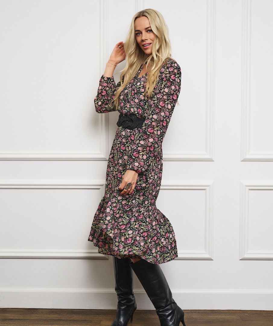 Dress midi soft deco