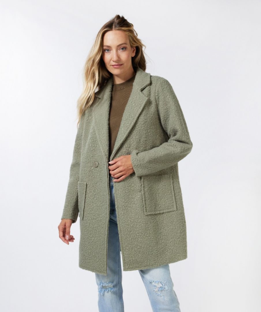 Scotch & Soda DOUBLE BREASTED TAILORED COAT - Short coat - combo