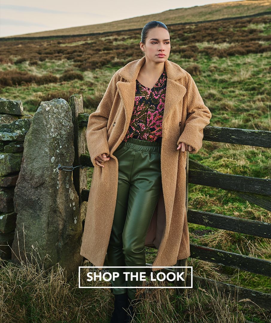 soerte（ソエルテ）の「WOOL BLEND SHAGGY OVER COAT/ウール