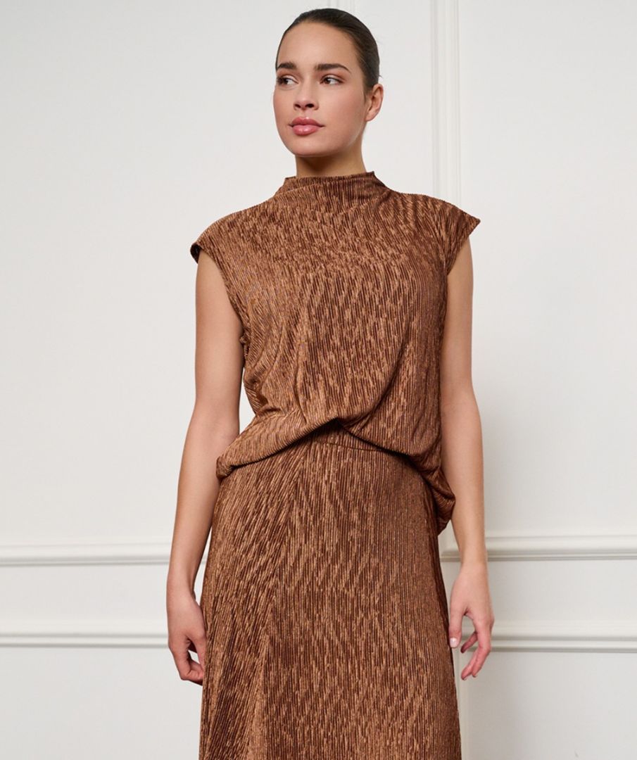 Top crinkle velvet
