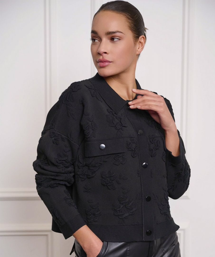 Cardigan 3D flowers