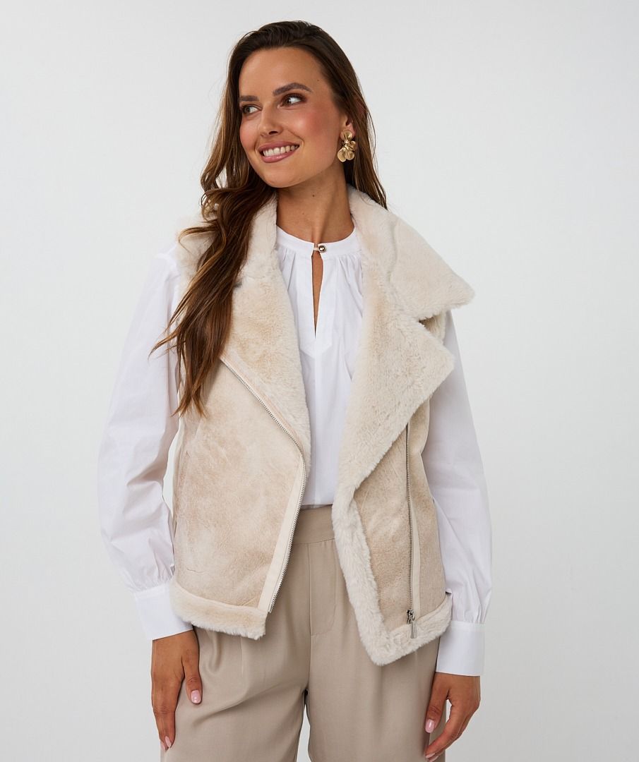 Gillet fur