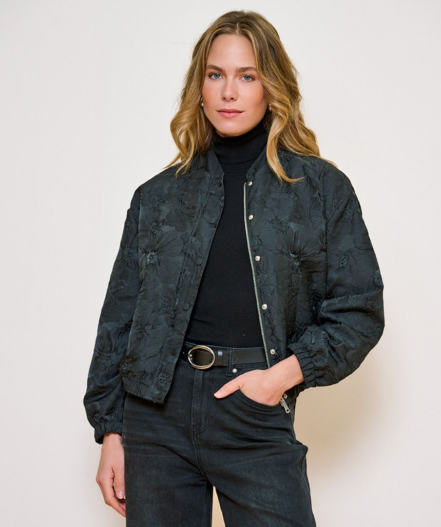 Jacket fancy crinkle