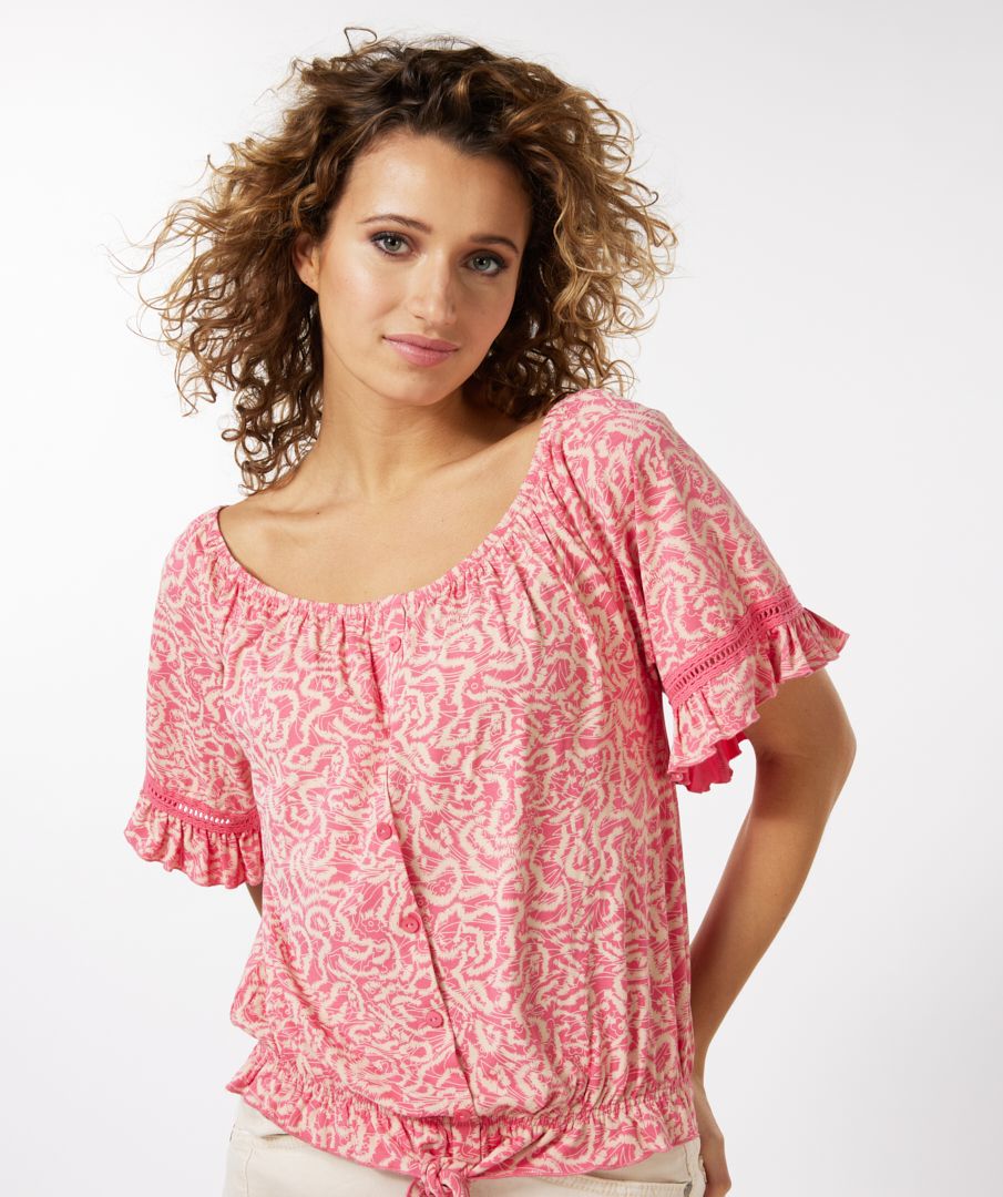 Blouse knot Vibrant Vacay