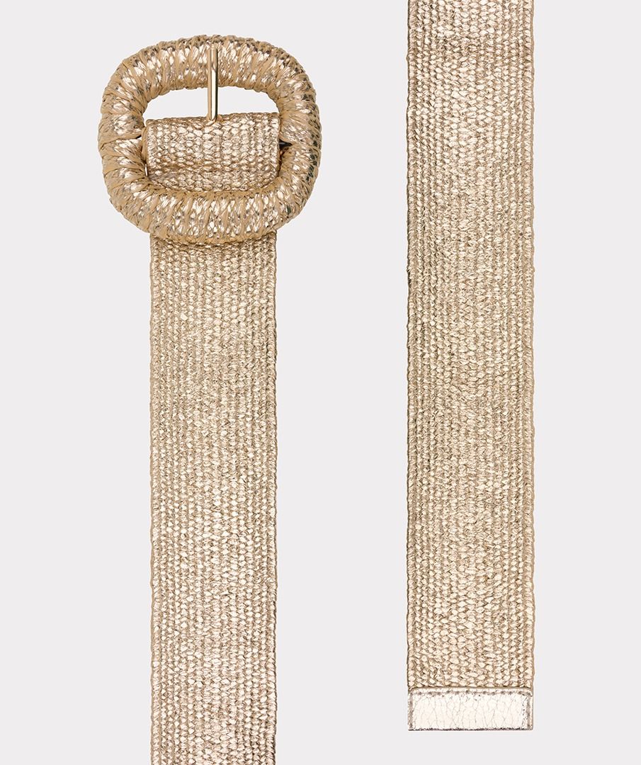Belt elasticated coated