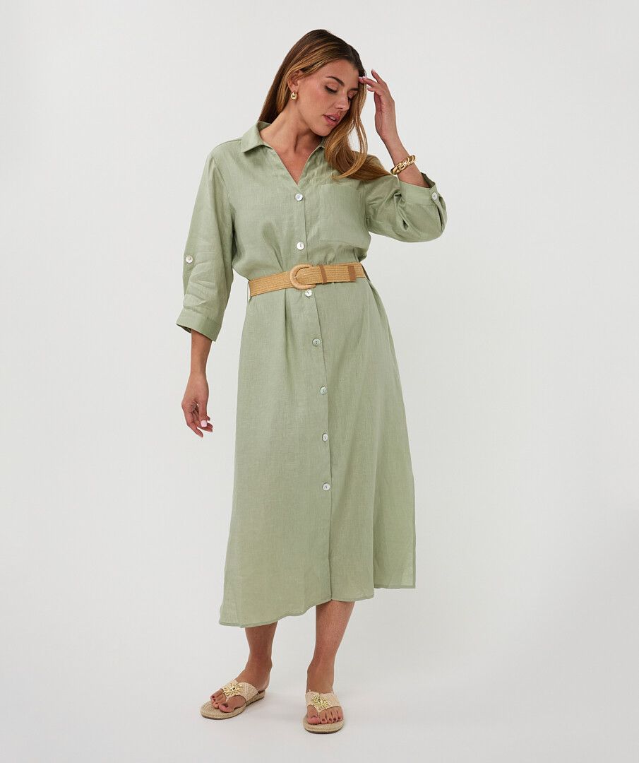 linen belt dress Dress belt linen