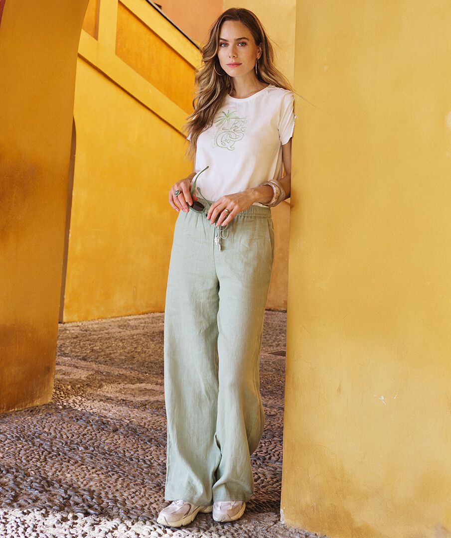Trousers linen