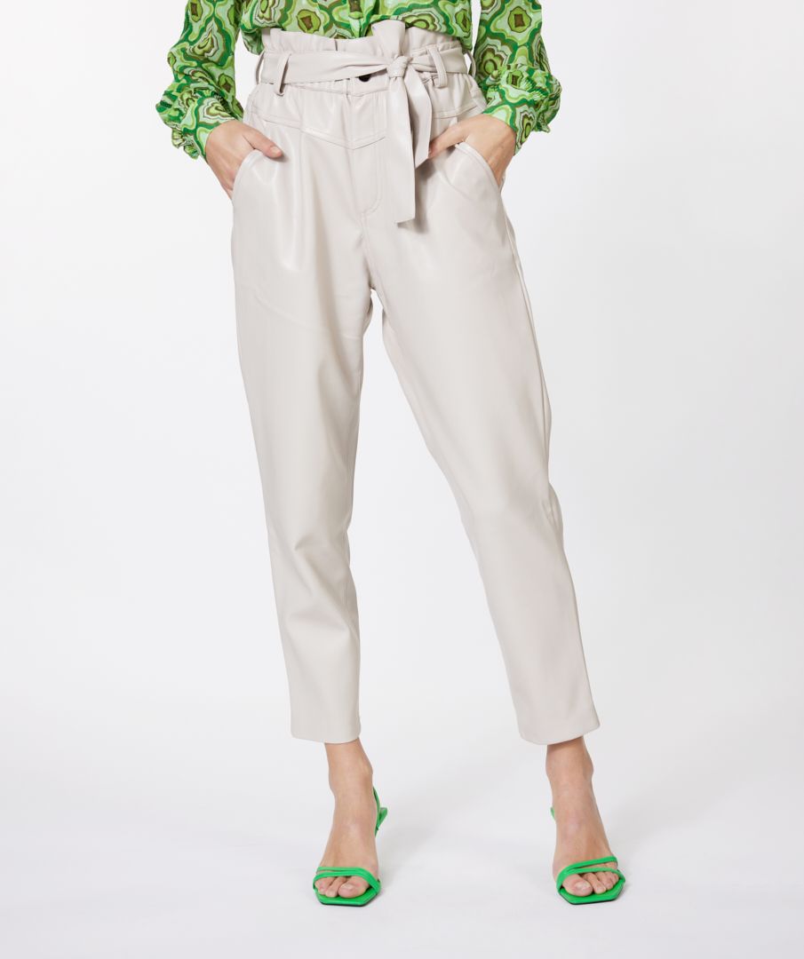 EsQualo Trousers paperbag PU