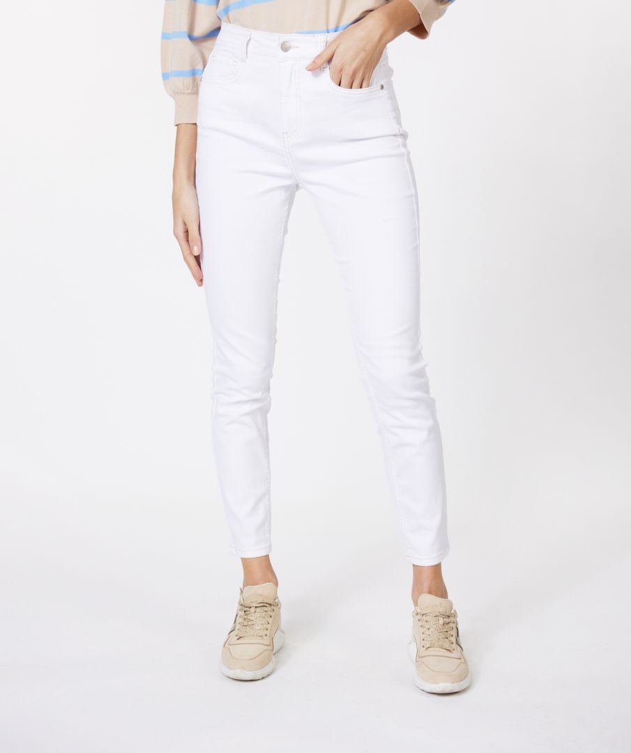 Trousers jeans high rise ankle