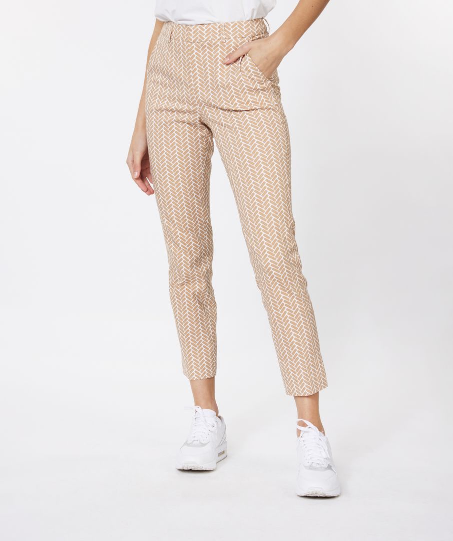 EsQualo Blazer stretch block print