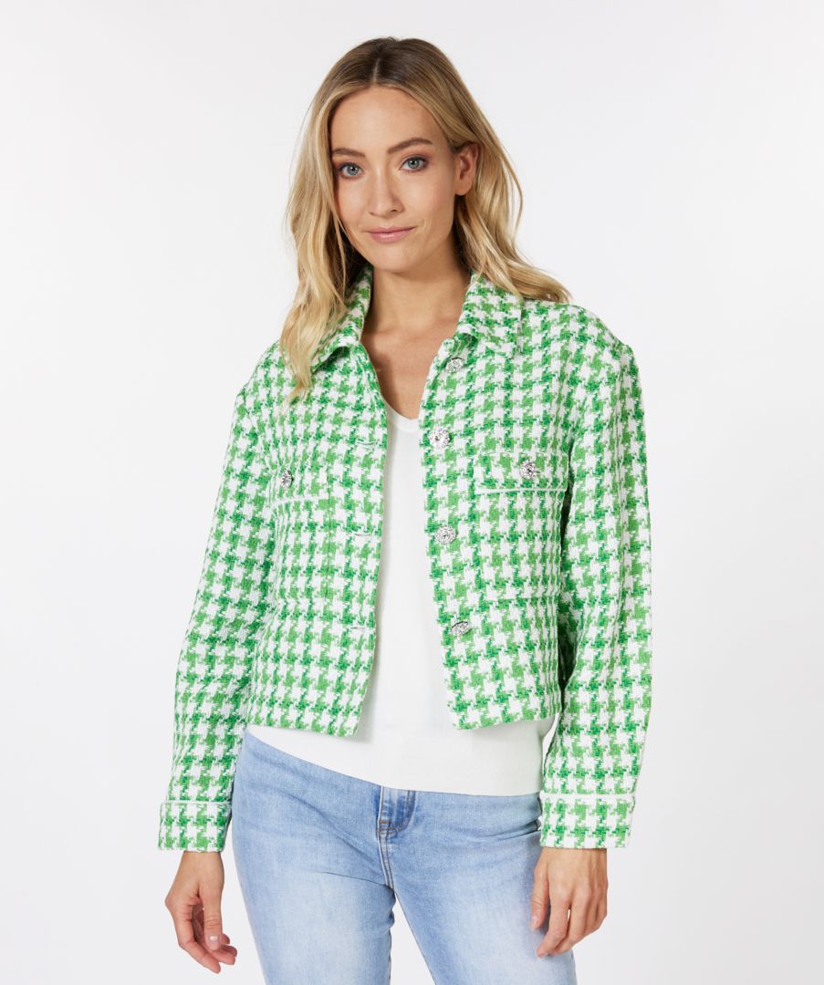 Jacket big houndstooth