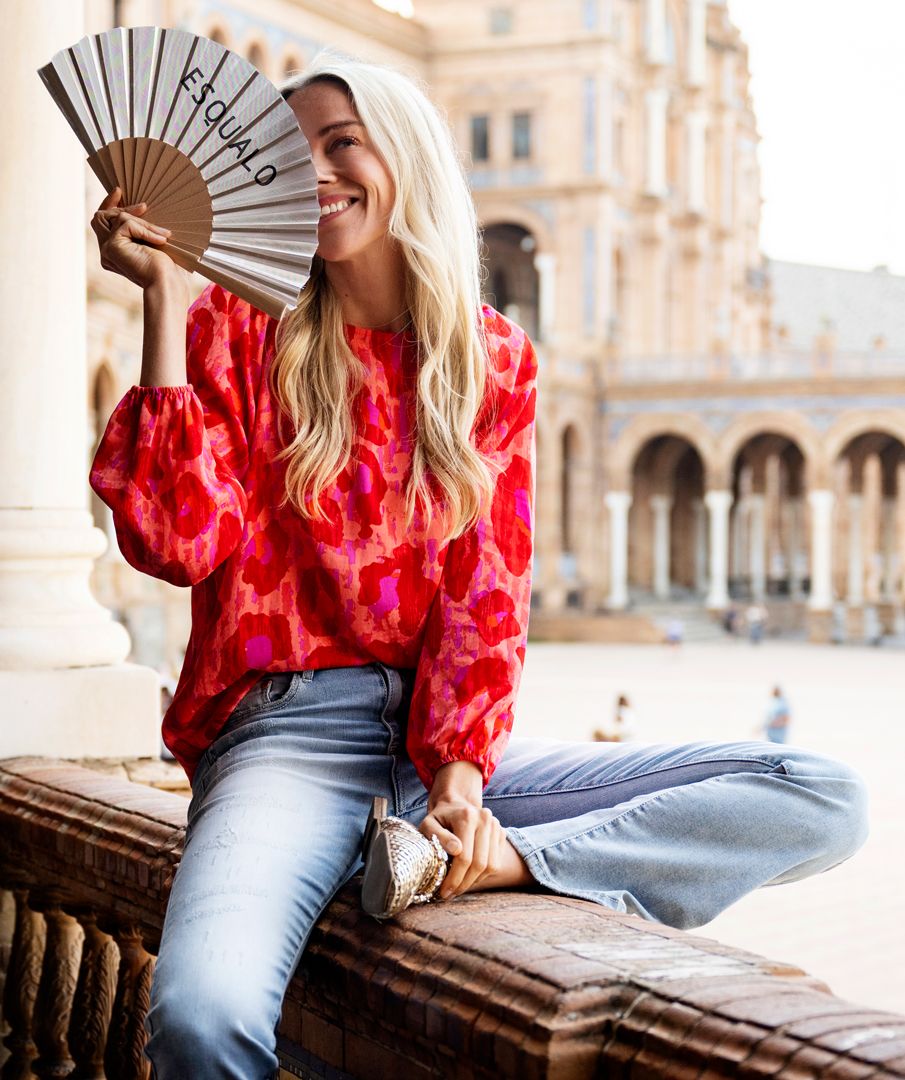 Blouse R/neck Fancy Animal