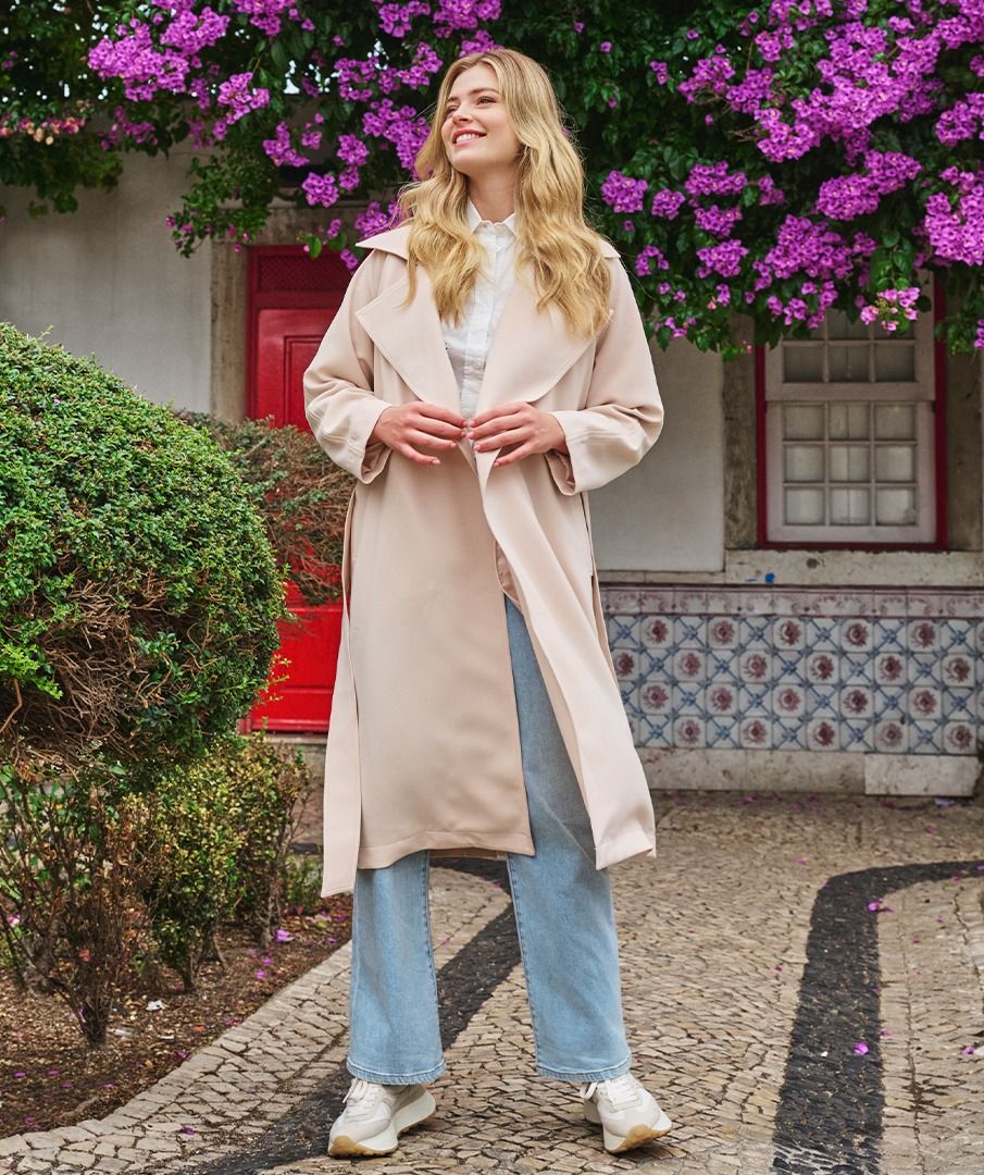 Coat long basic