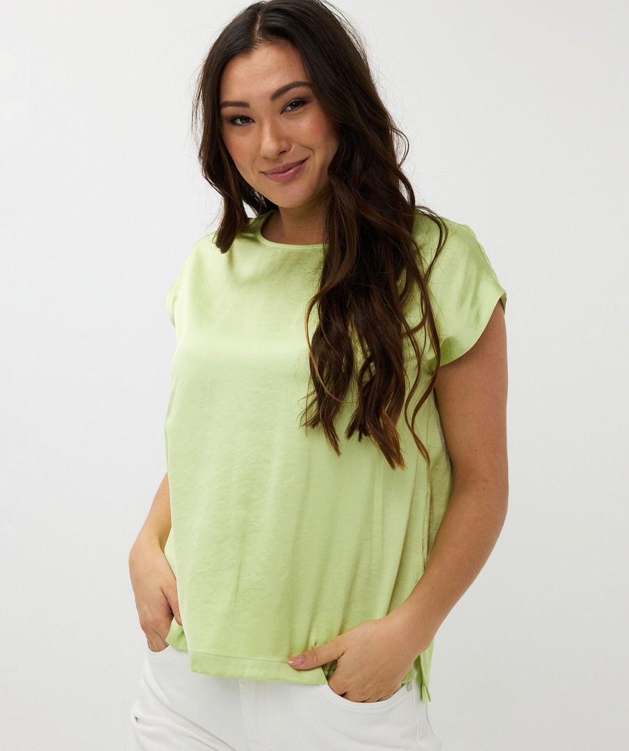 satin look blouse