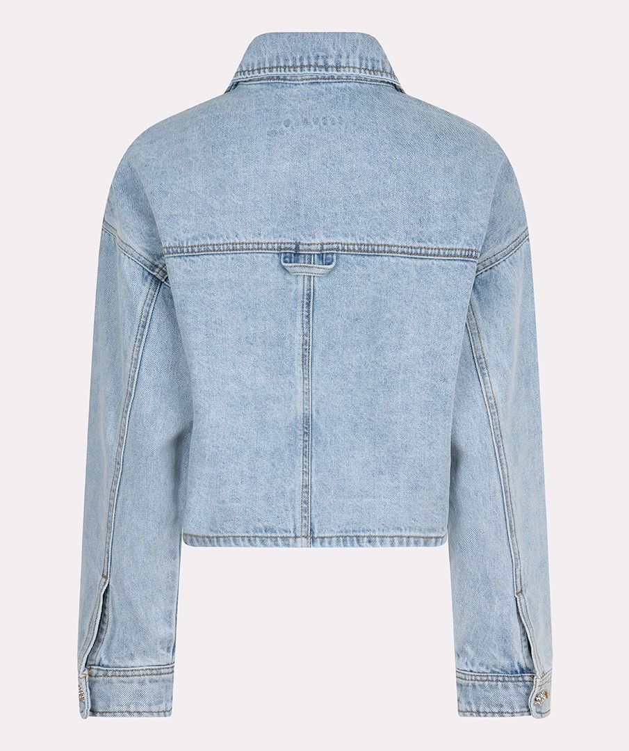 新品未使用OVER SIZE DENIM JACKET WITH CULOTTE Oversized Denim Jacket Blue | Dynamite