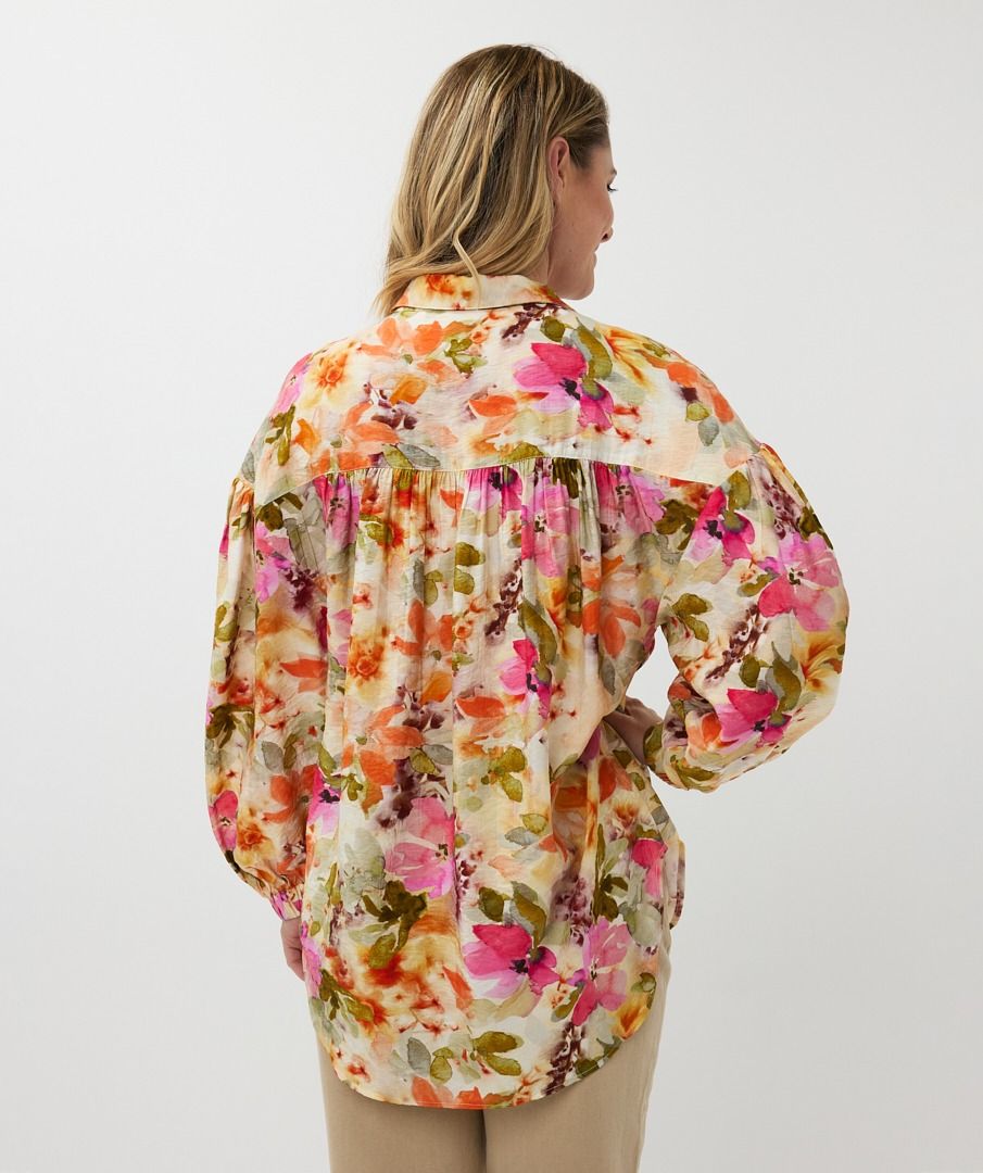 EsQualo Blouse Floral Garden