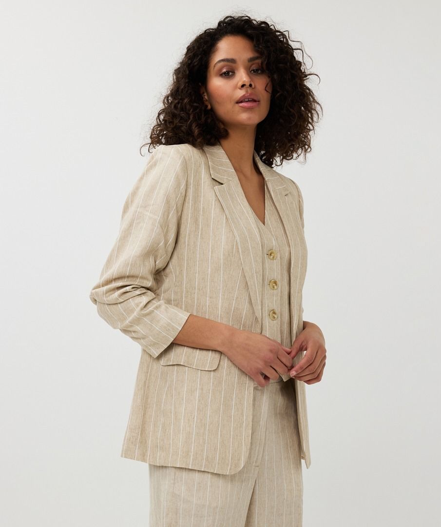 Spring Blazer Target Linen Blazer Blazer Linen Stripe
