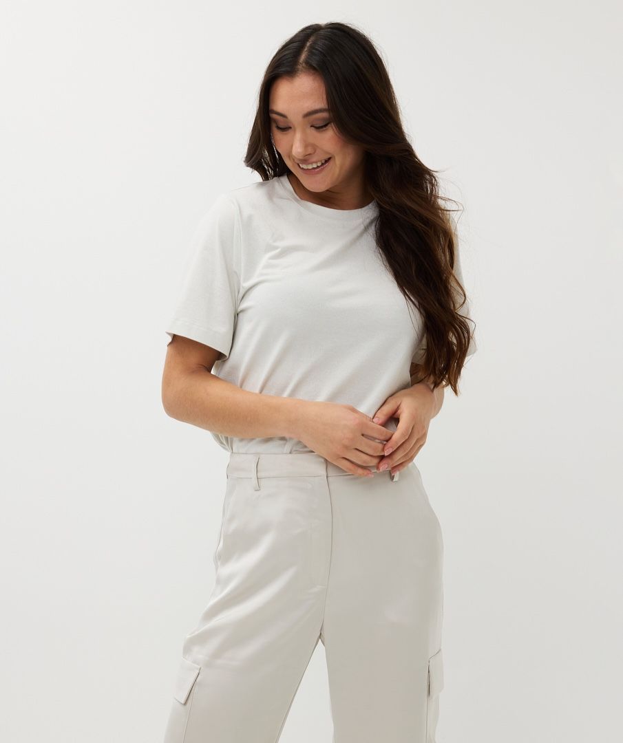 T-shirt wide fit lurex