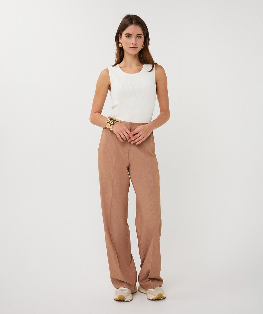 Trousers melange