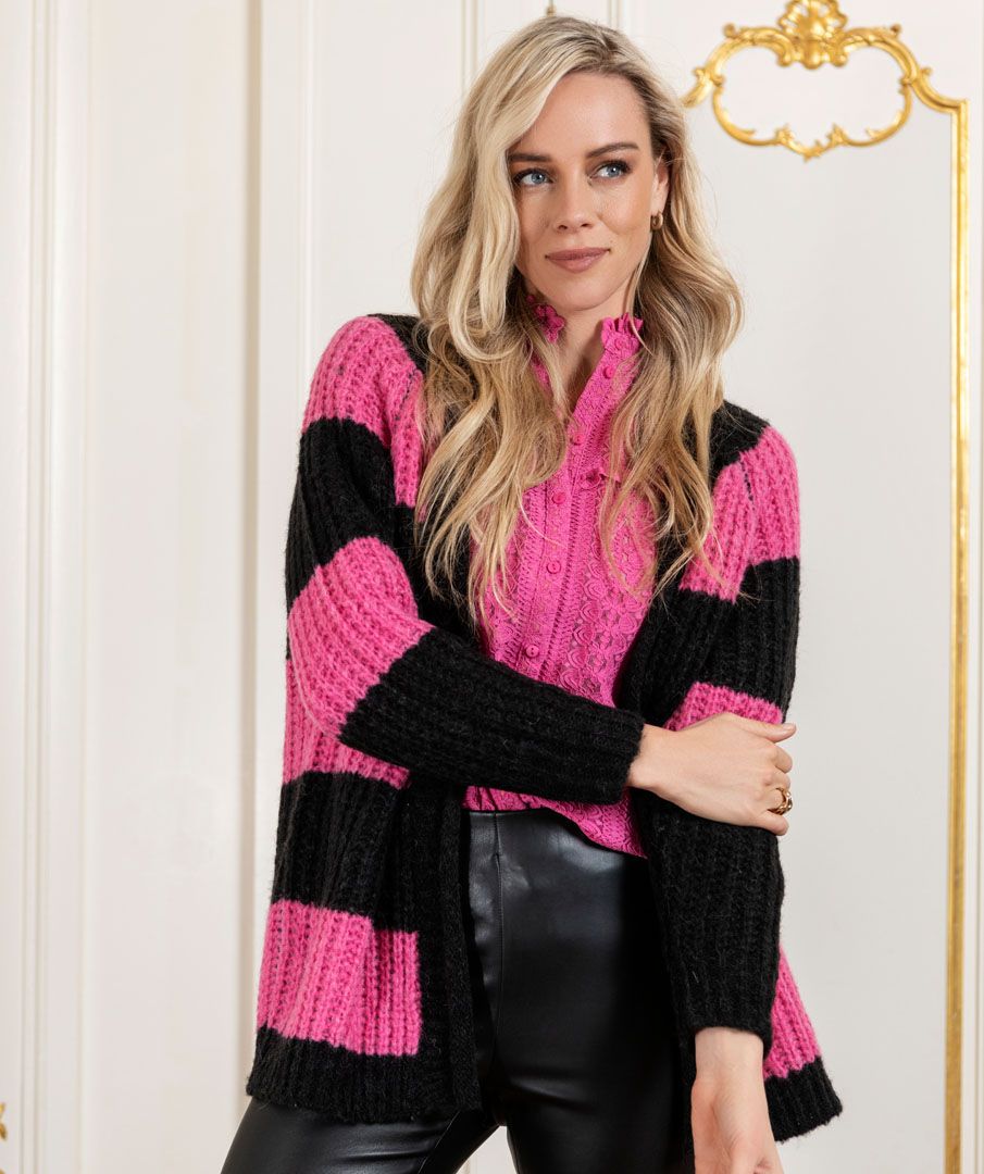 Cardigan striped