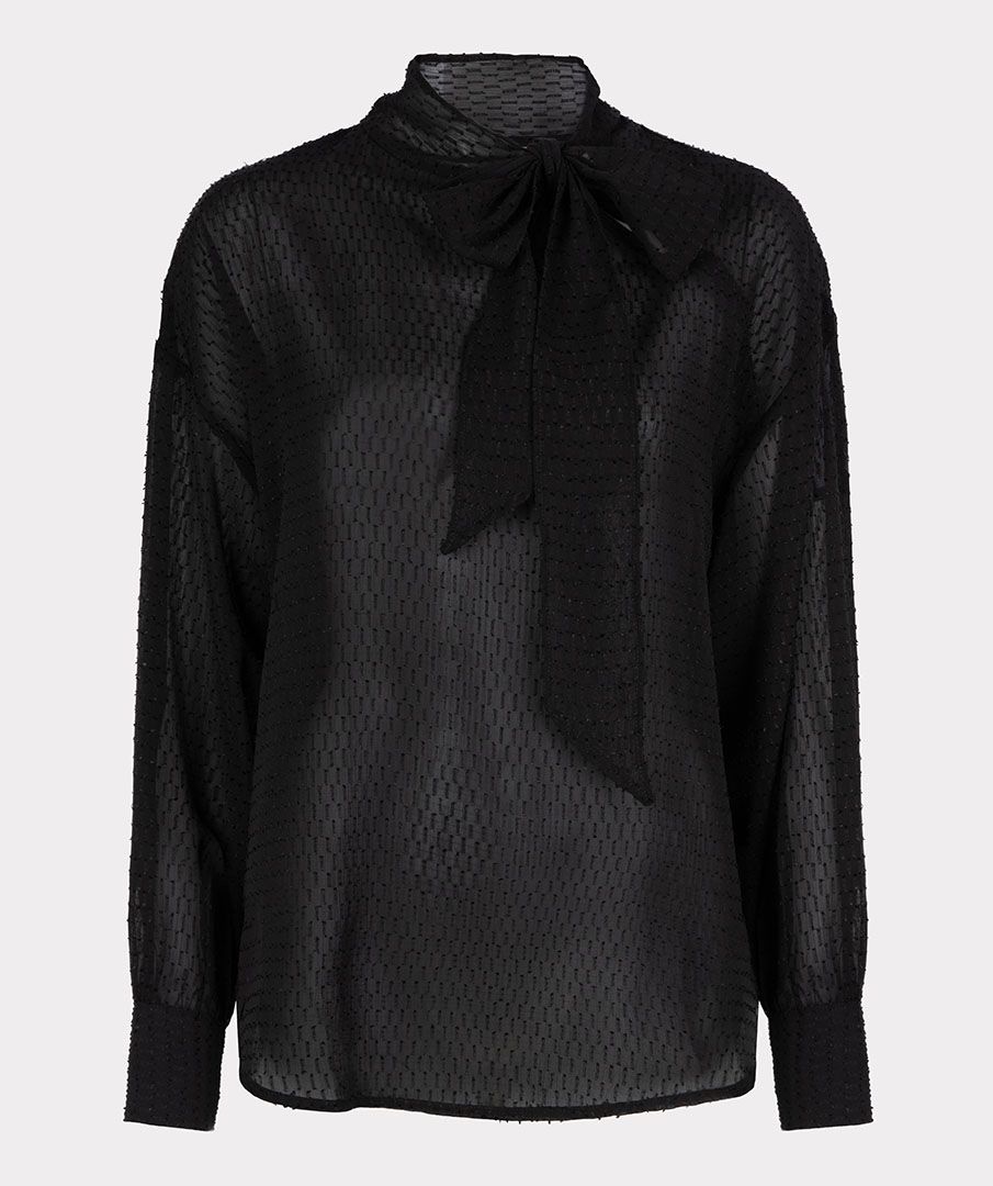Blouse neck bow