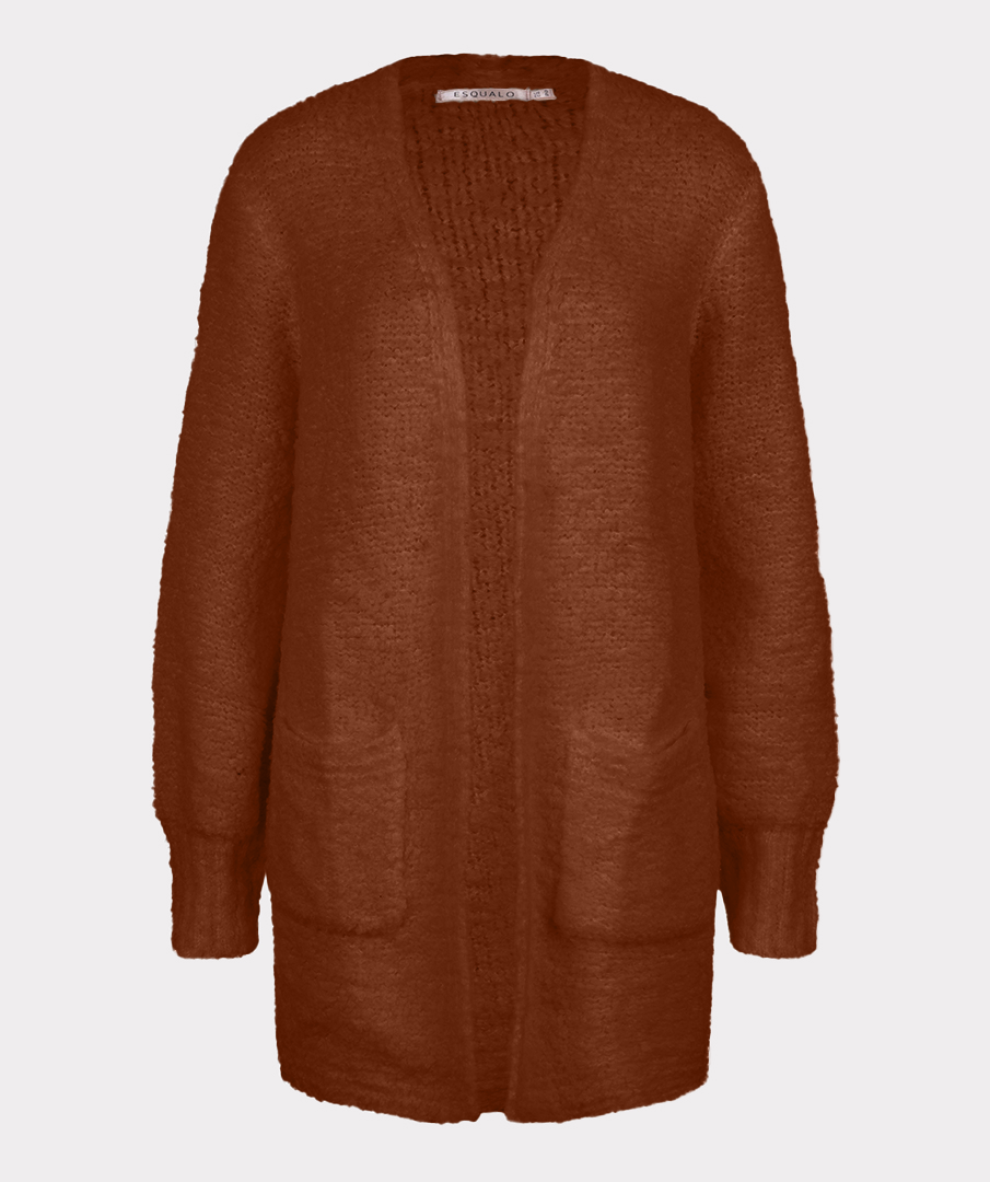 Cardigan boucle knit