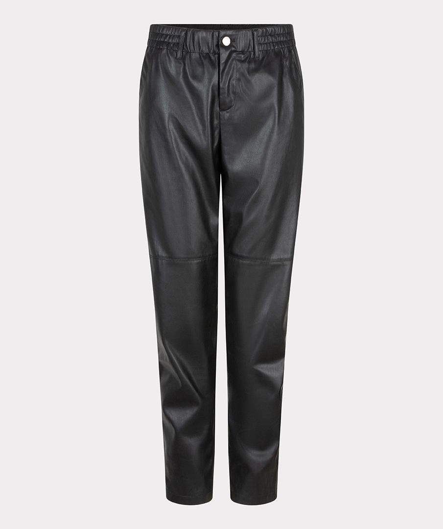 EsQualo Trousers jogger vegan leather