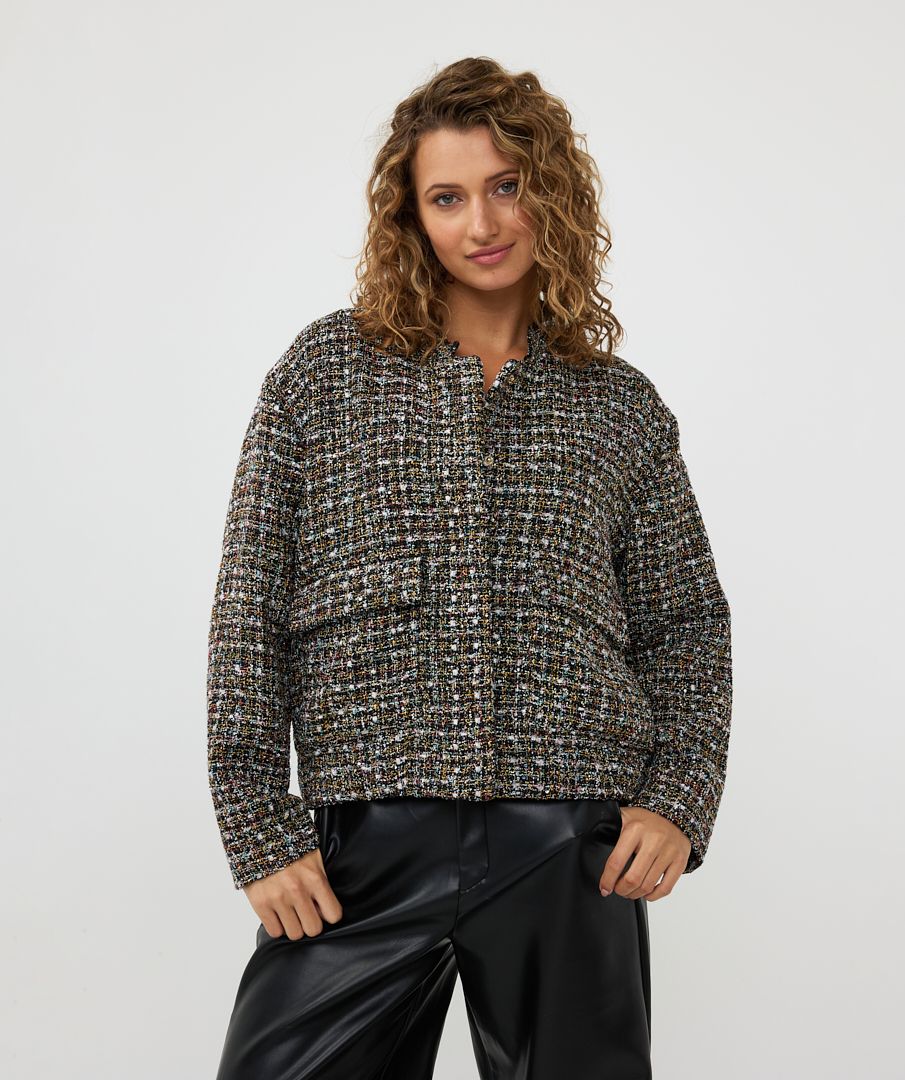 Jacket bomber tweed