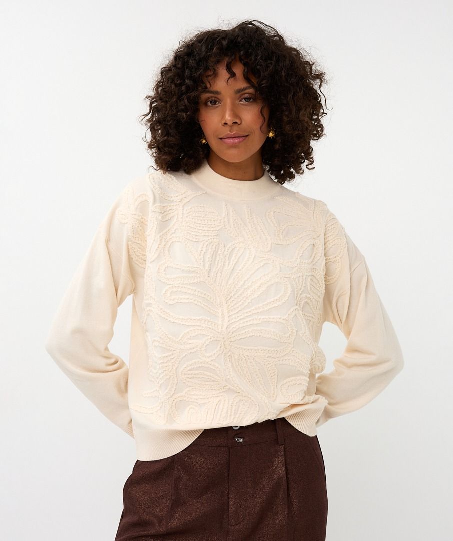 Sweater embroidery